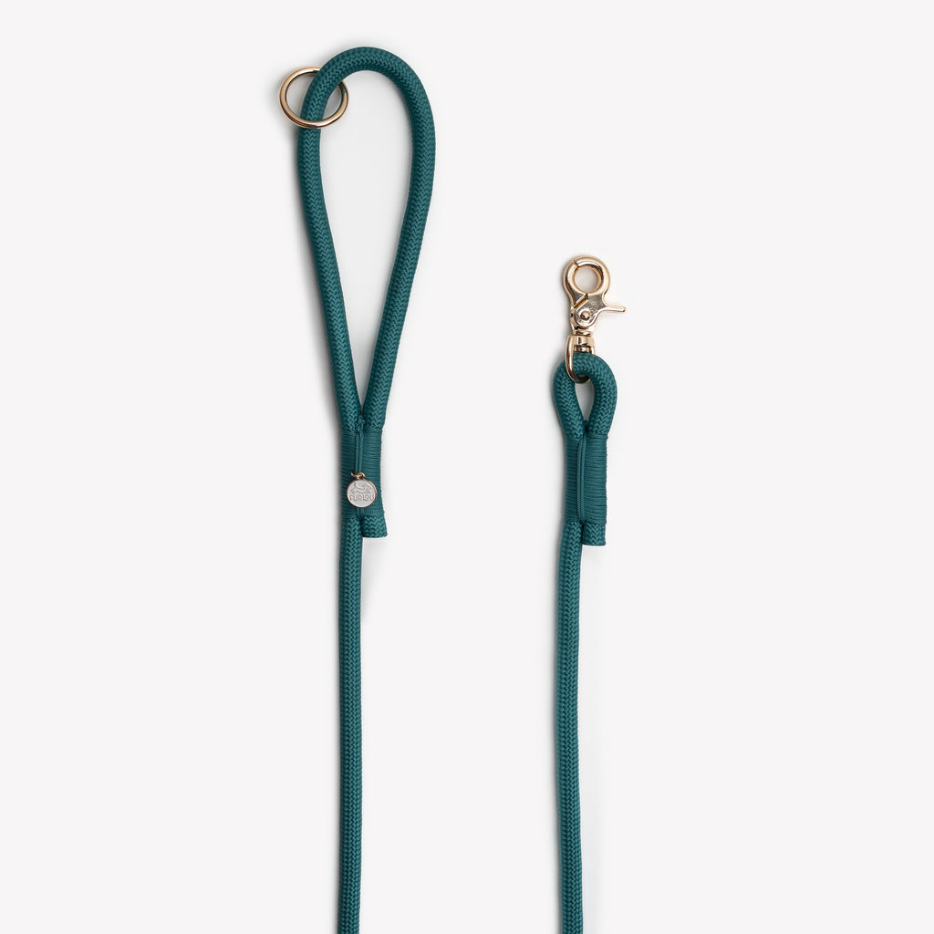 FURLOU Braided Rope Leash – Blue