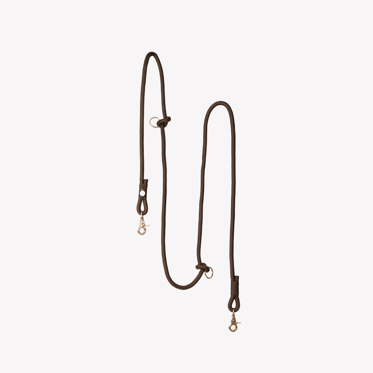FURLOU Hands-Free Braided Leash – Brown