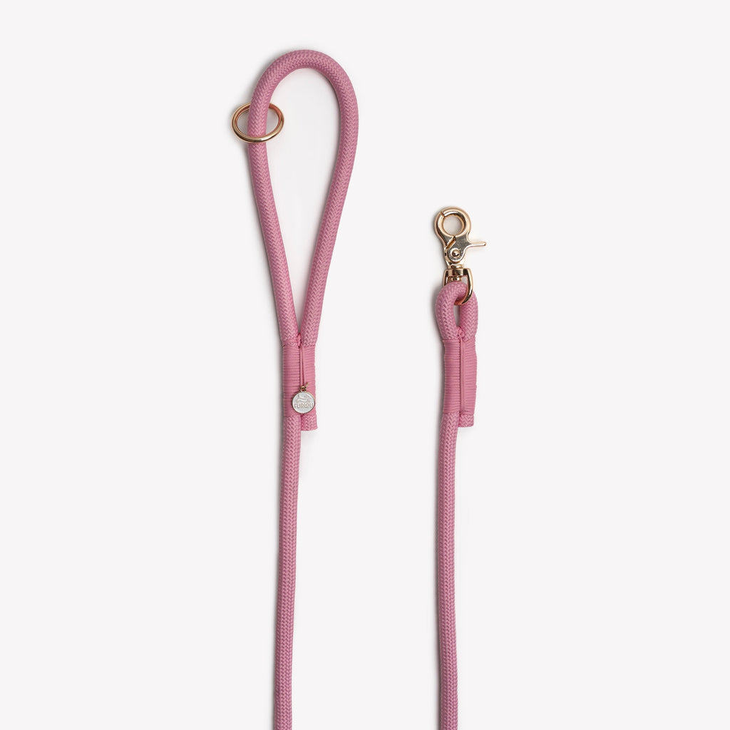 FURLOU Braided Rope Leash – Pink
