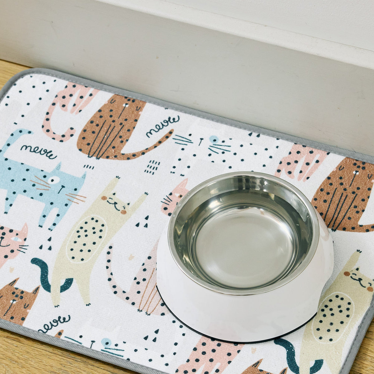 WerkShoppe Cat's Meow Pet Bowl Mat