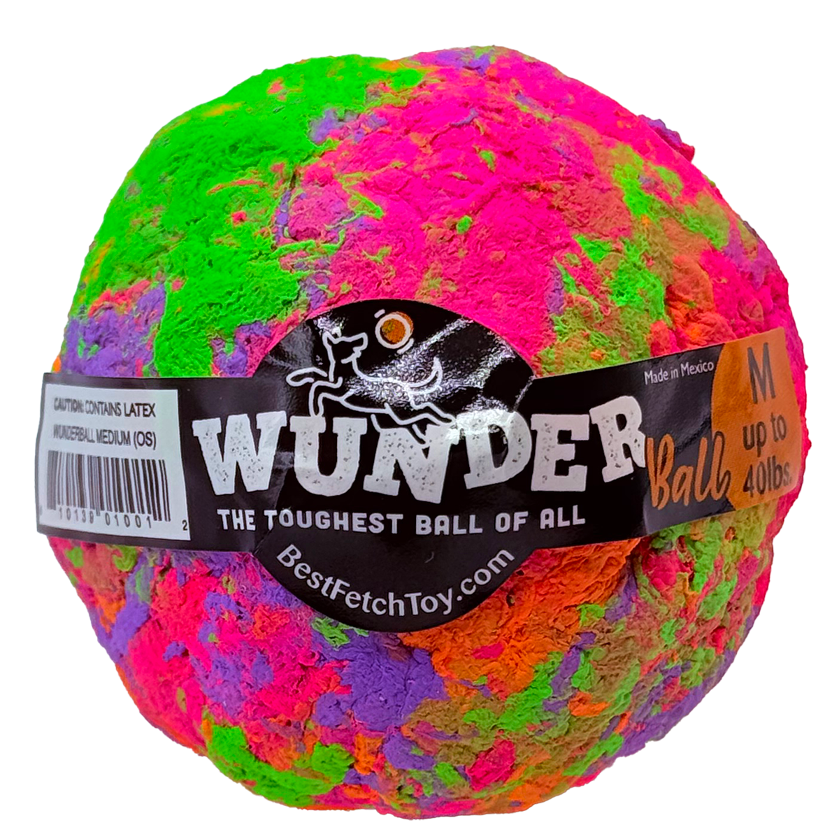 WUNDERball Natural Rubber Fetch Ball