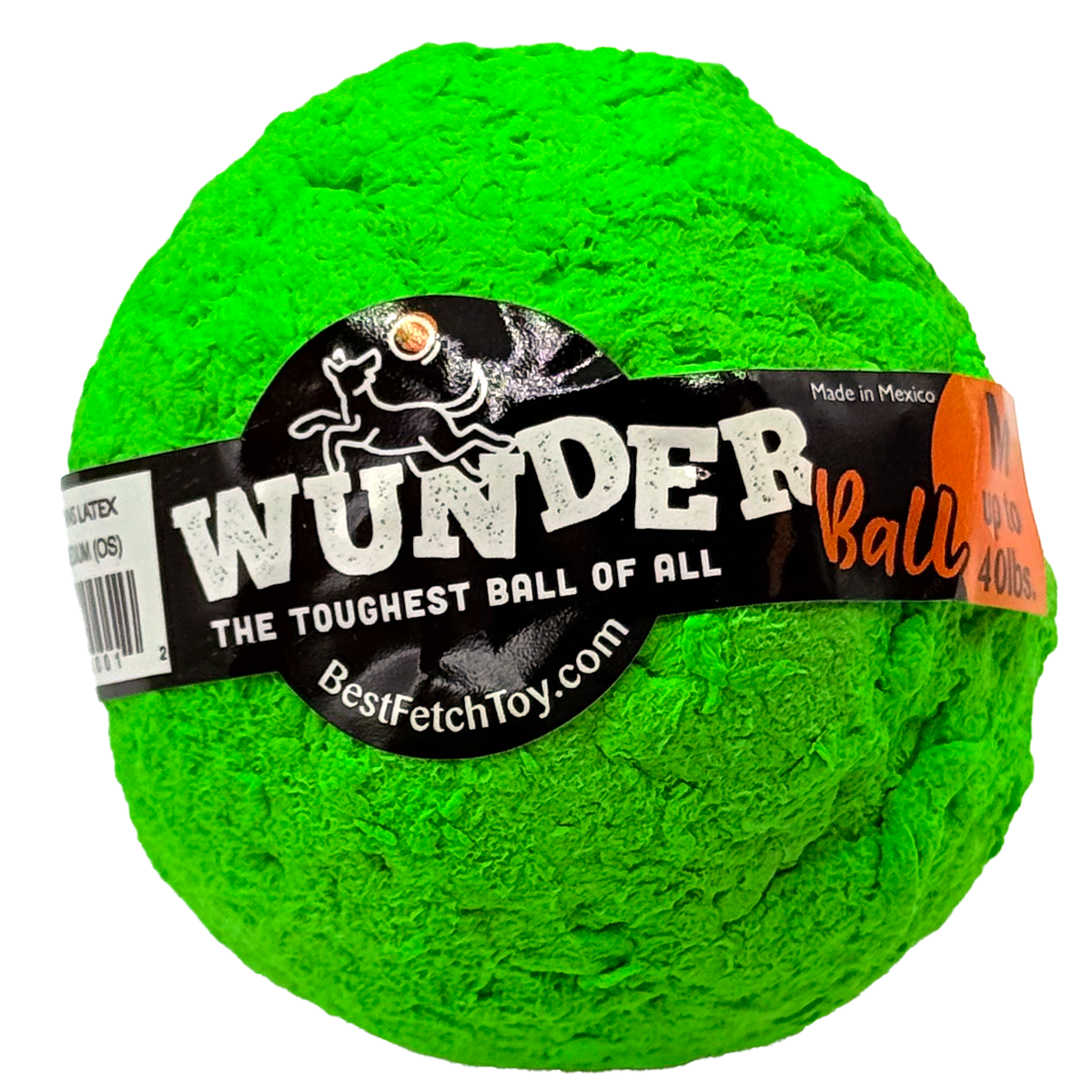 WUNDERball Natural Rubber Fetch Ball