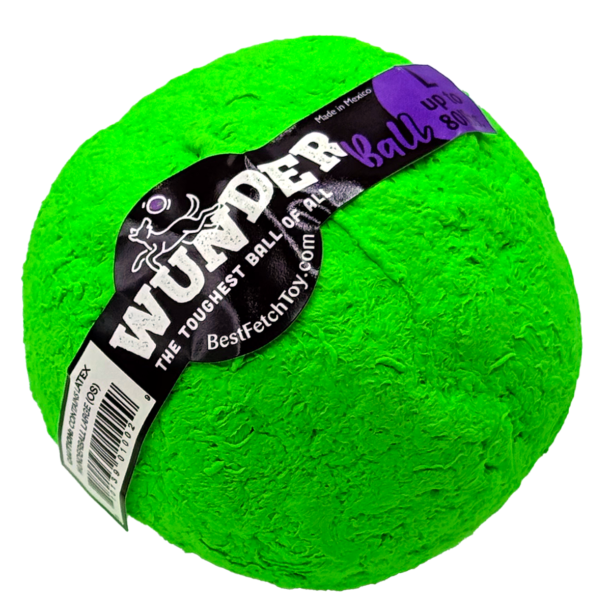 WUNDERball Natural Rubber Fetch Ball