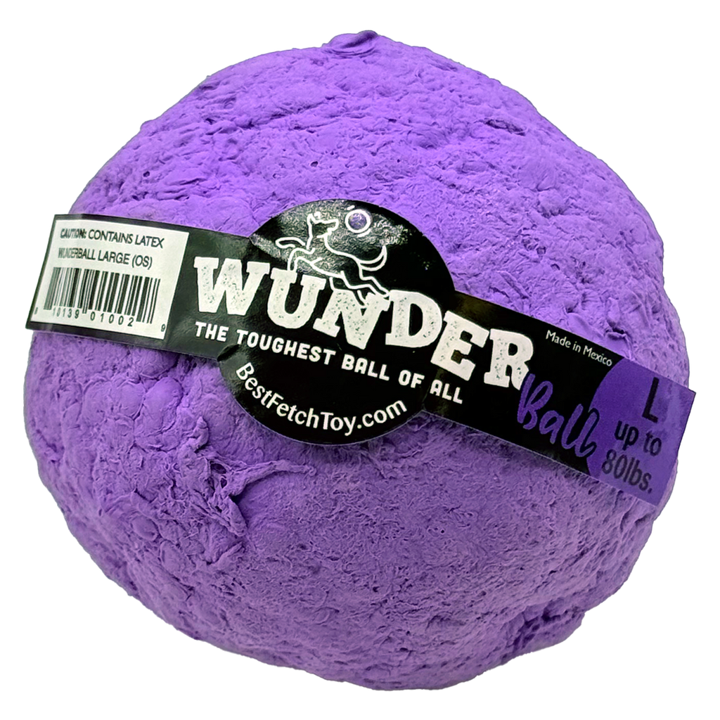 WUNDERball Natural Rubber Fetch Ball