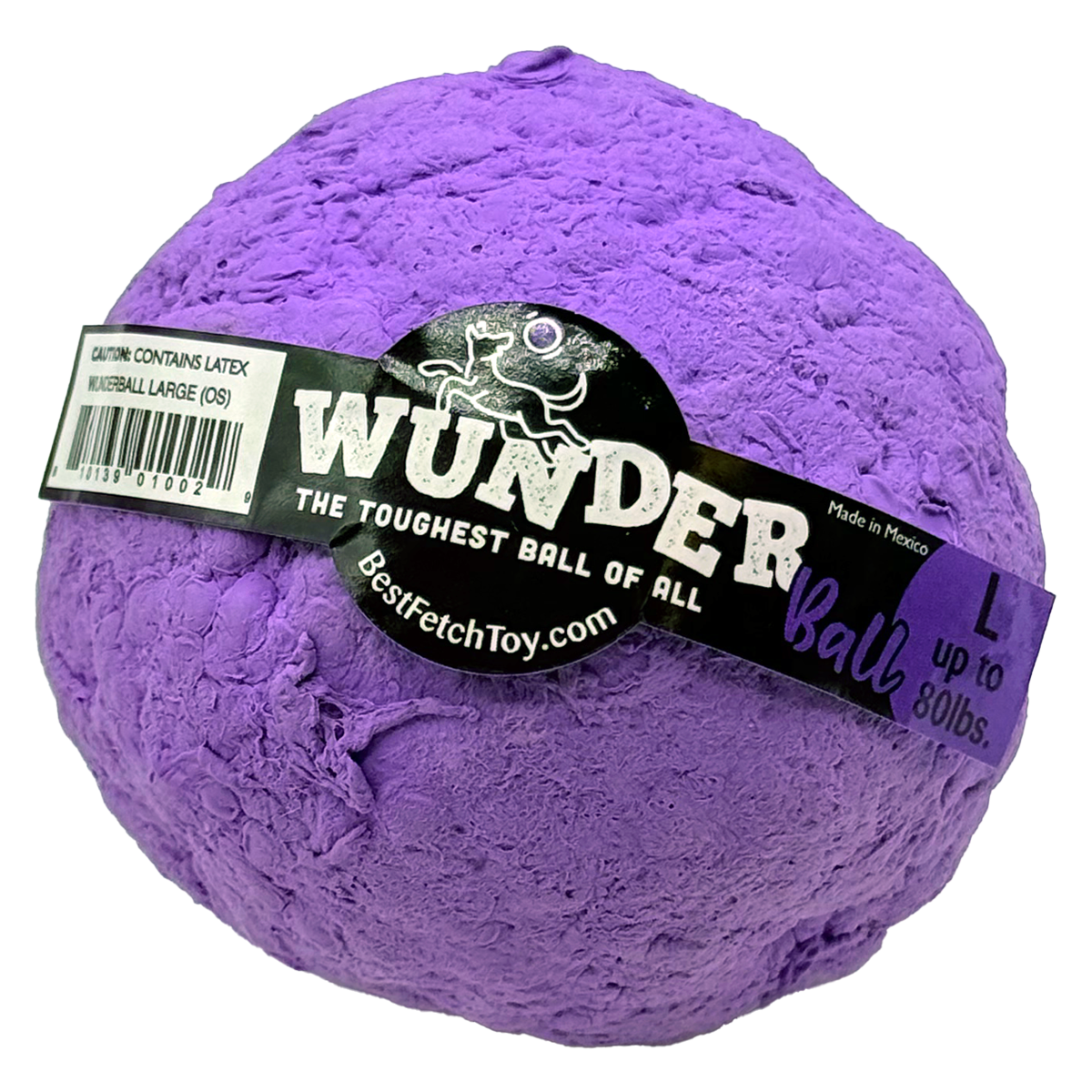 WUNDERball Natural Rubber Fetch Ball