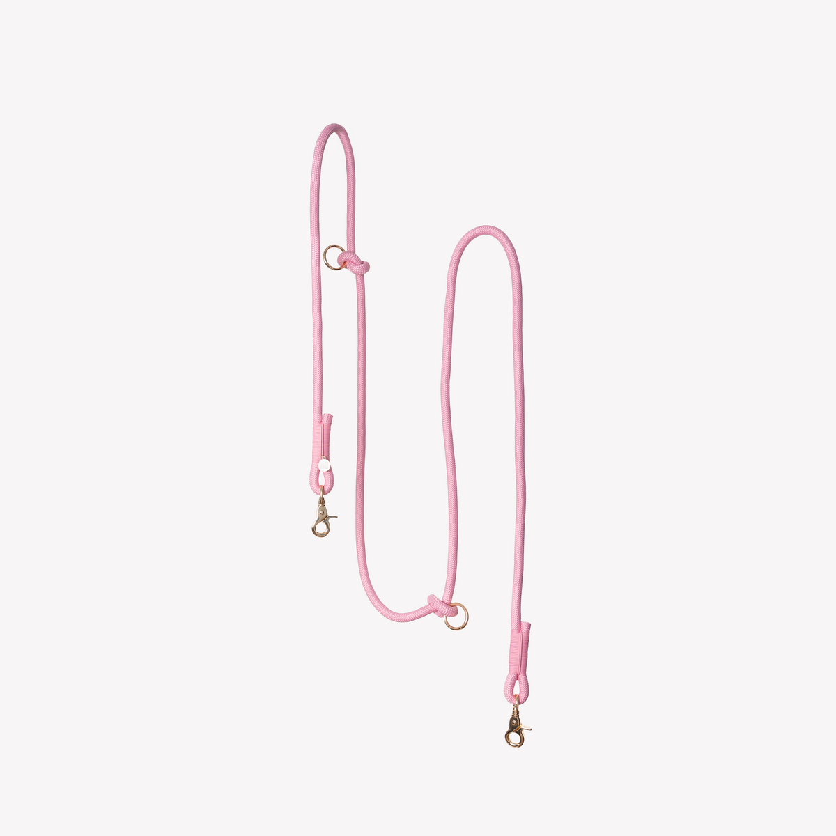 FURLOU Hands-Free Braided Leash – Pink