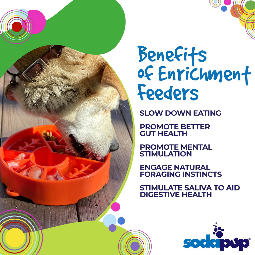 SodaPup Great Outdoors Slow Feeder Dog Bowl