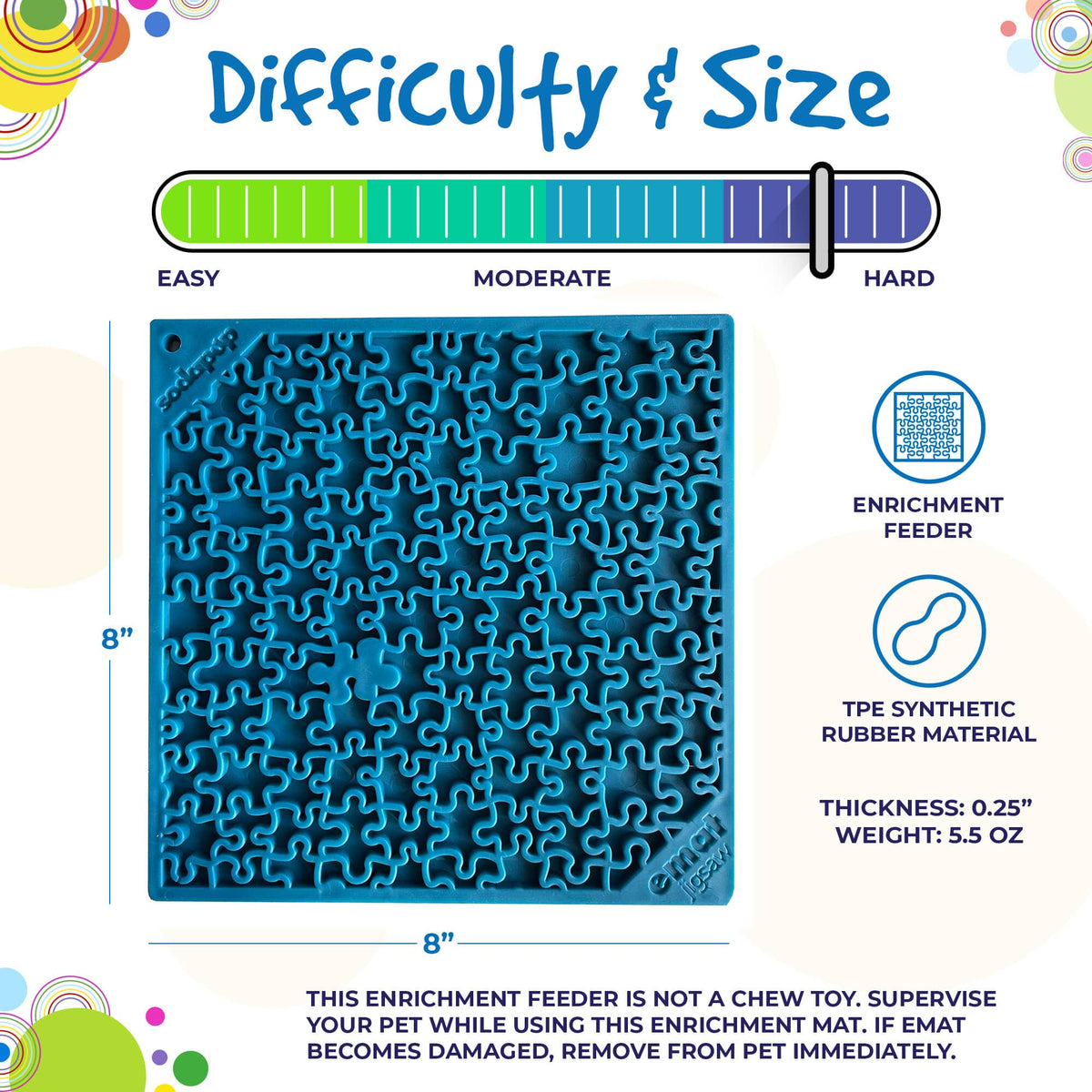 SodaPup Jigsaw Puzzle eMat Lick Mat