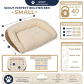 HuggleHounds Scout Bolster Dog Bed