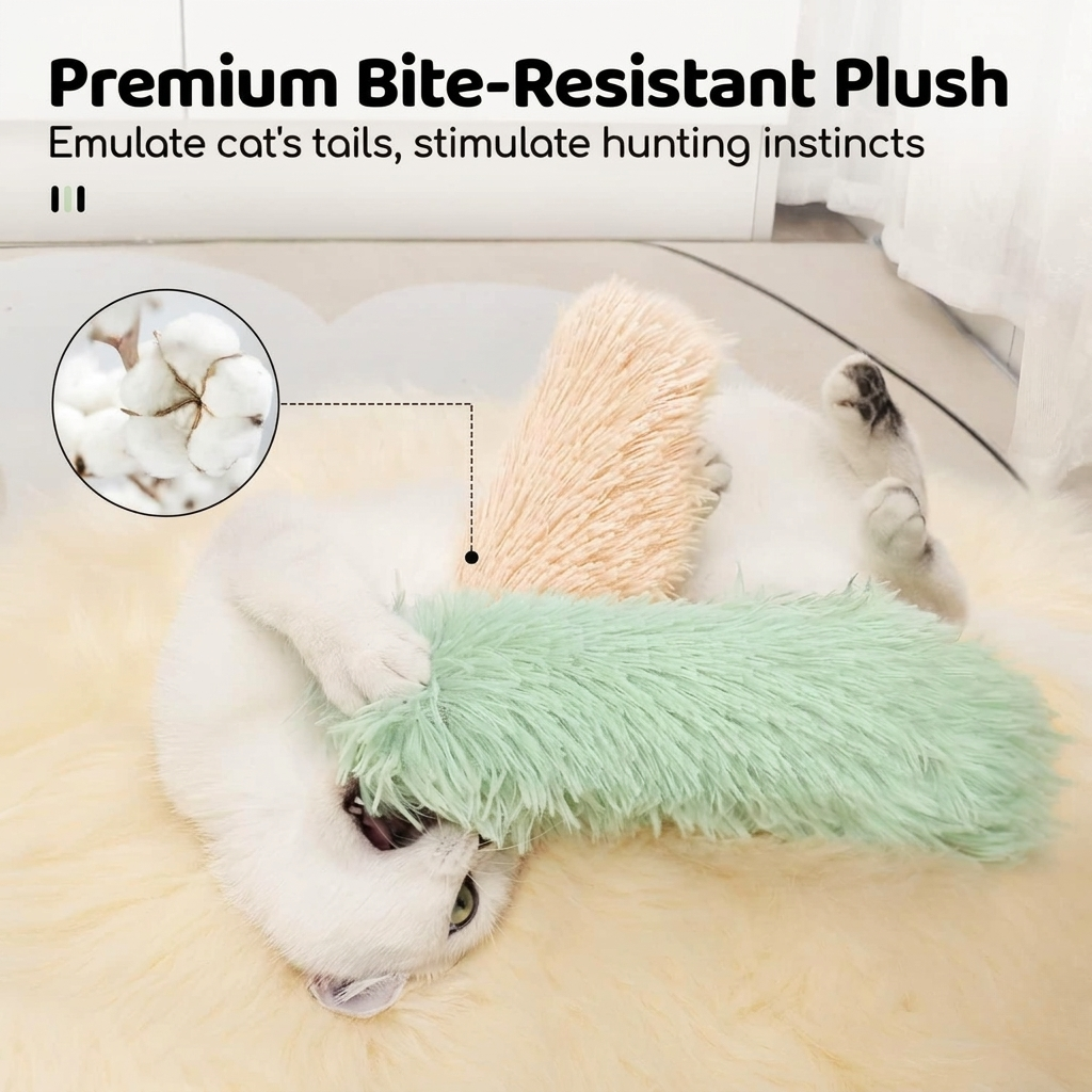 Midfox Catnip Plush Kicker Pillow