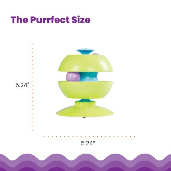Catstages Twist-A-Ball Track Cat Toy