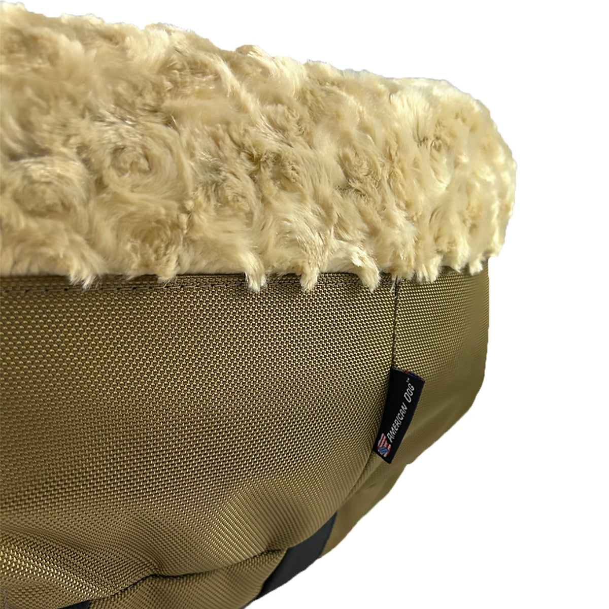 American Dog Furvana Round Bolstered Dog Bed