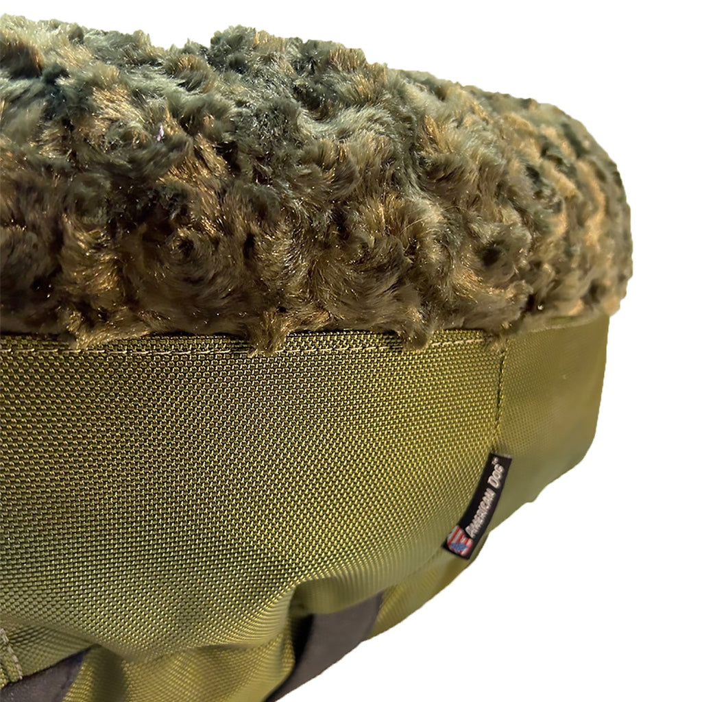 American Dog Furvana Round Bolstered Dog Bed