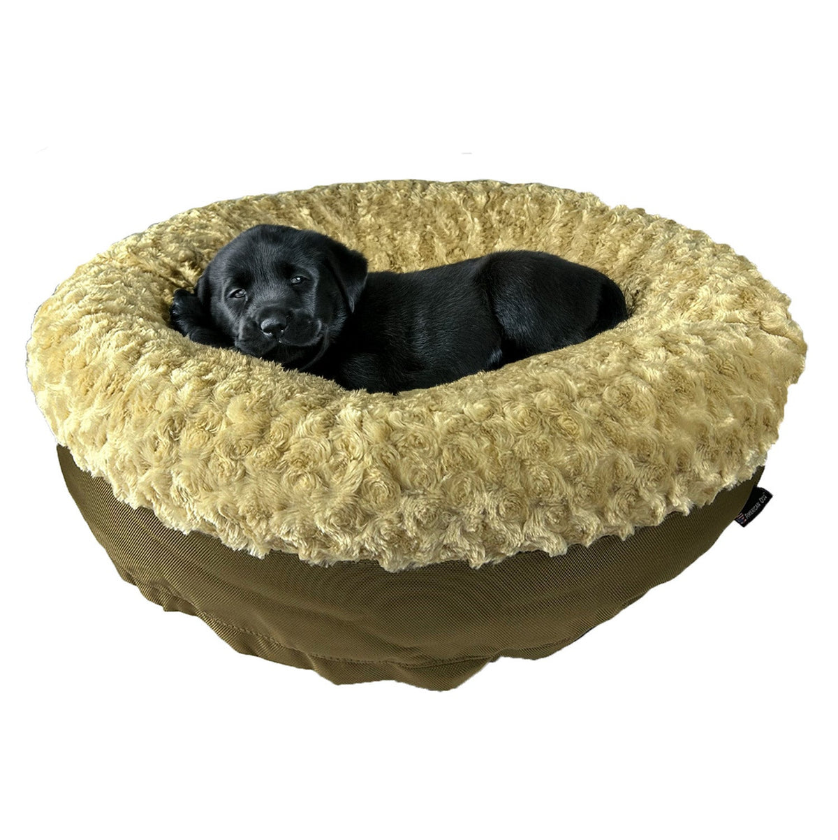 American Dog Furvana Round Bolstered Dog Bed