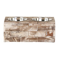Huntley Elevated Wood Double Bowl Feeder
