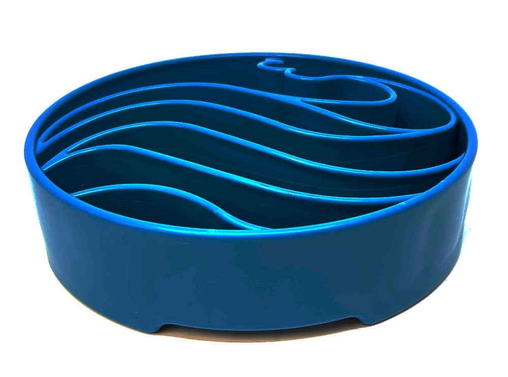 SodaPup Wave Slow Feeder Dog Bowl