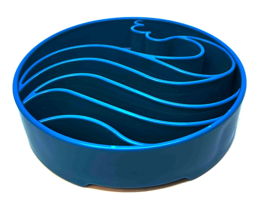 SodaPup Wave Slow Feeder Dog Bowl