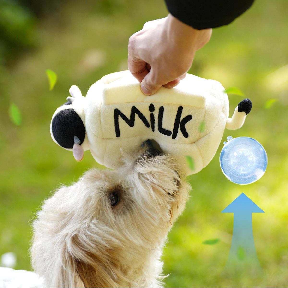 Milou & Lumi Milk Carton Plush Tug Toy