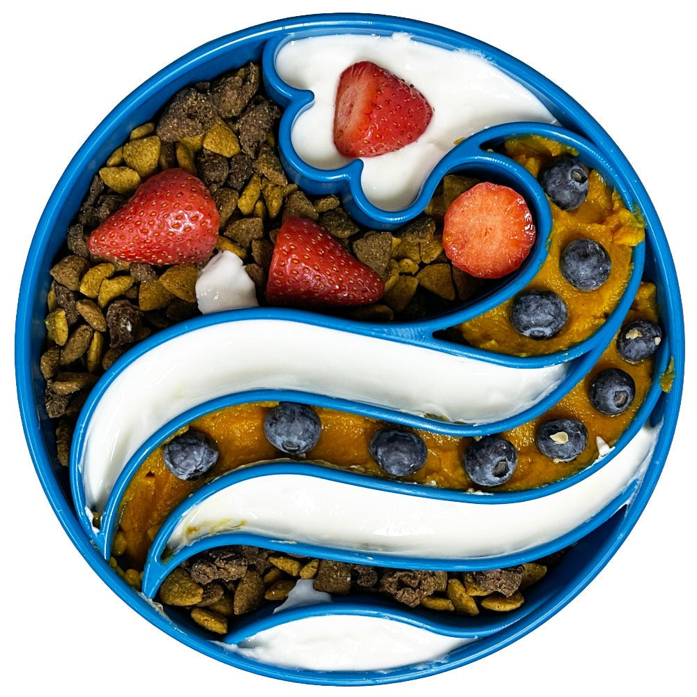 SodaPup Wave Slow Feeder Dog Bowl