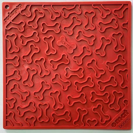 SodaPup Bones eMat Lick Mat for Dogs & Cats