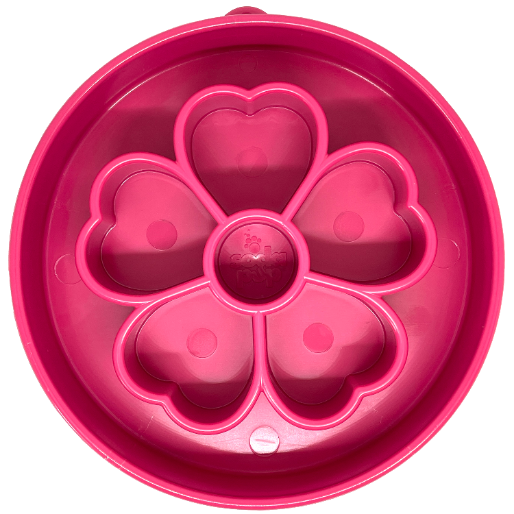 SodaPup Flower Slow Feeder Dog Bowl
