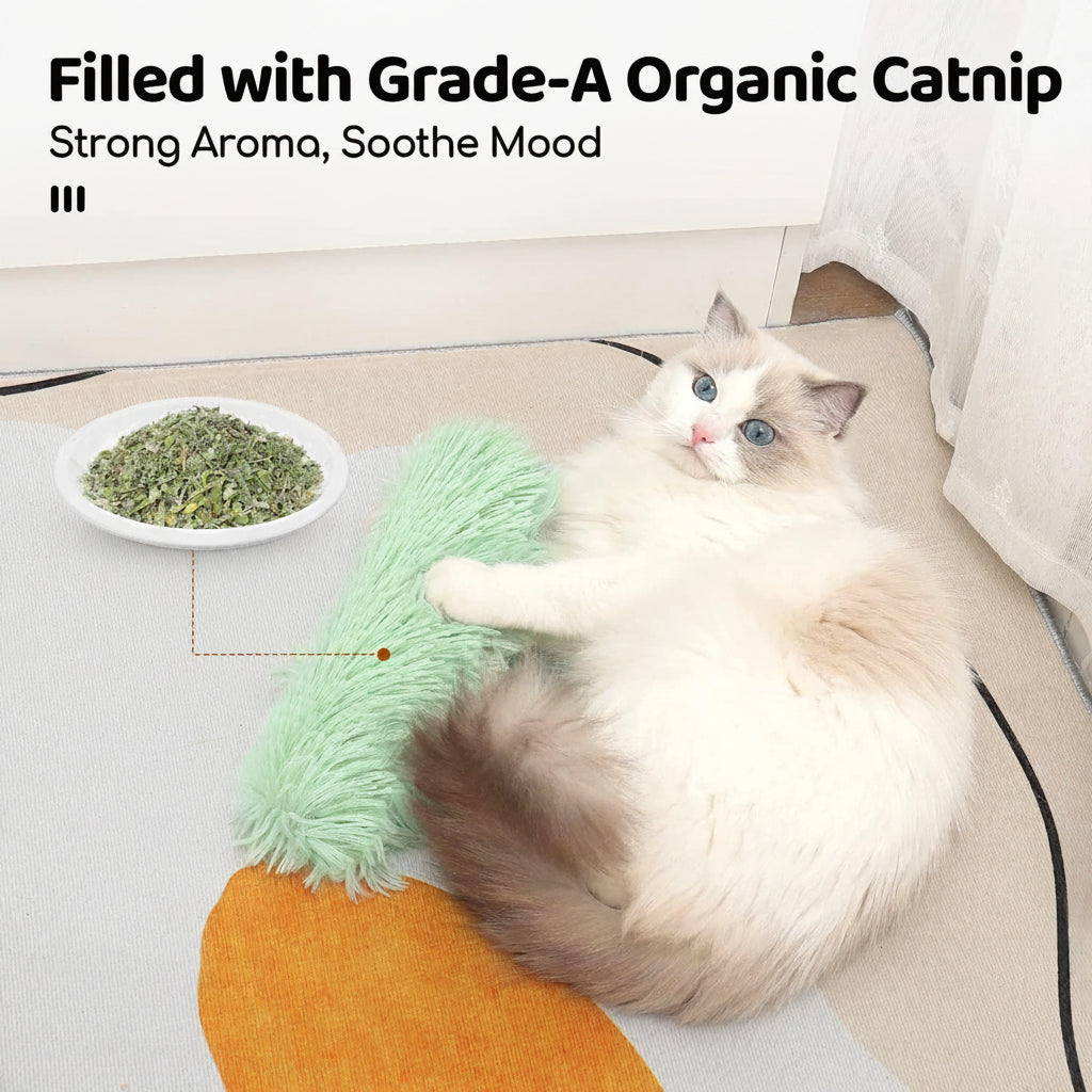 Midfox Catnip Plush Kicker Pillow