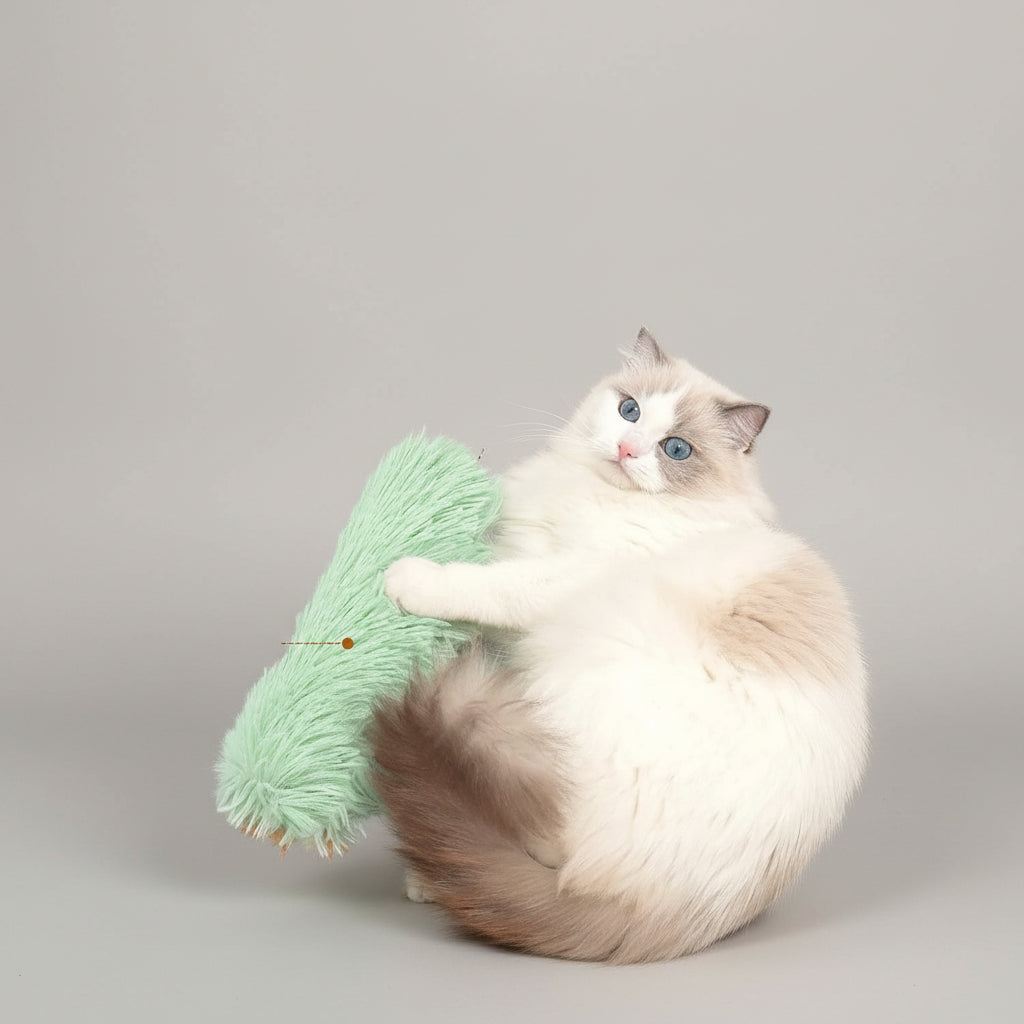 Midfox Catnip Plush Kicker Pillow
