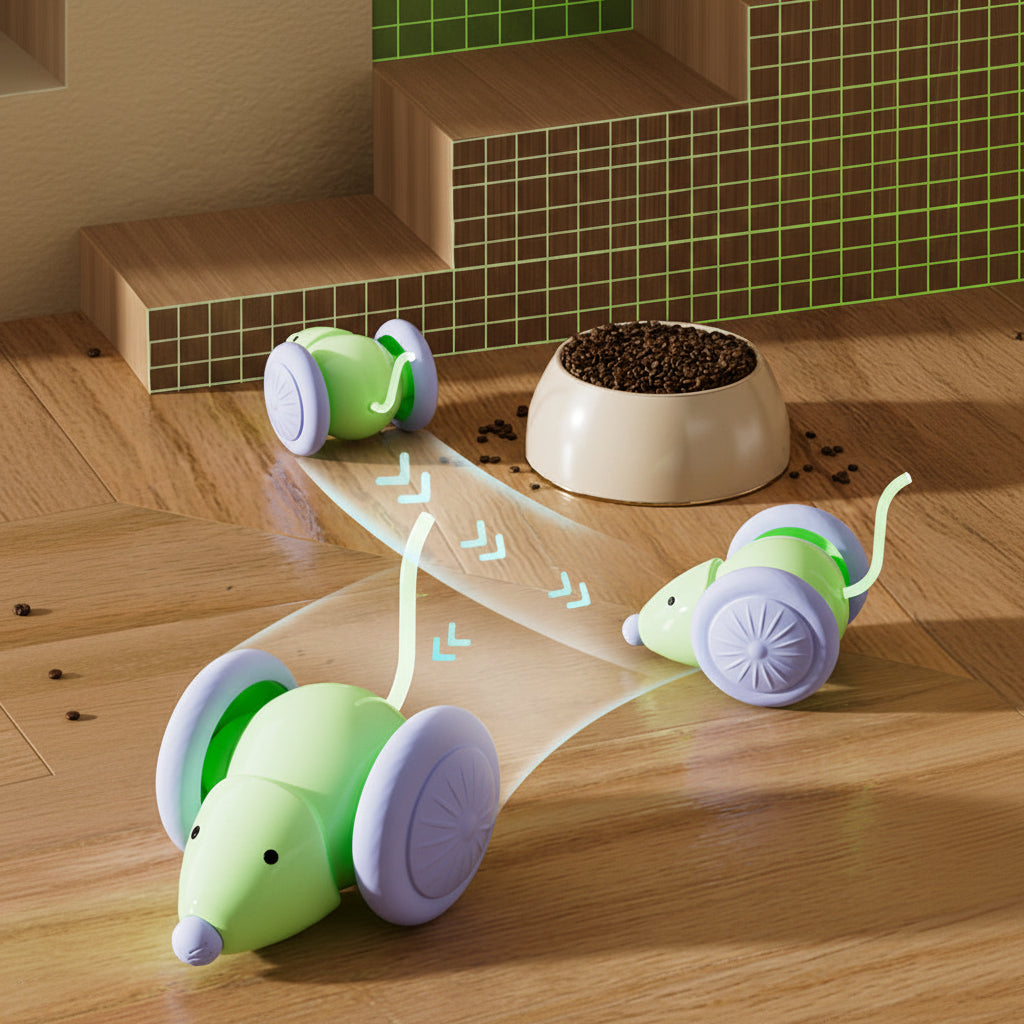Midfox LED Tail Interactive Mouse Cat Toy