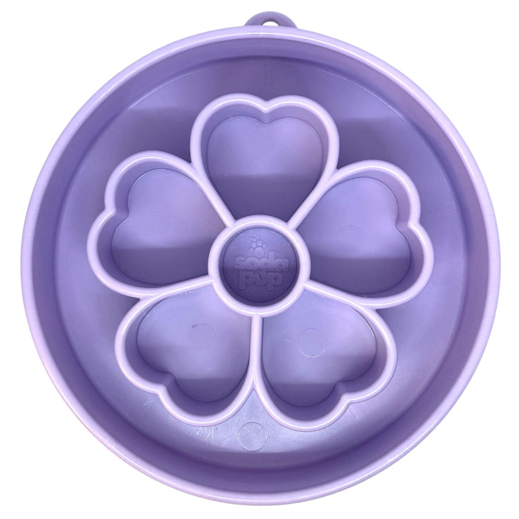 SodaPup Flower Slow Feeder Dog Bowl