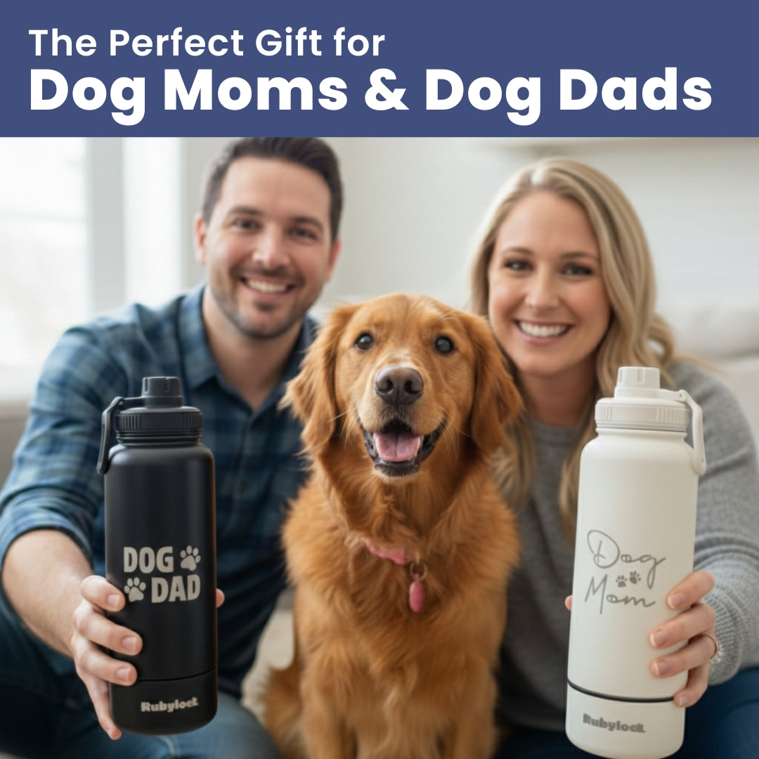 Rubyloo Dog + Human Water Bottle with Detachable Bowl