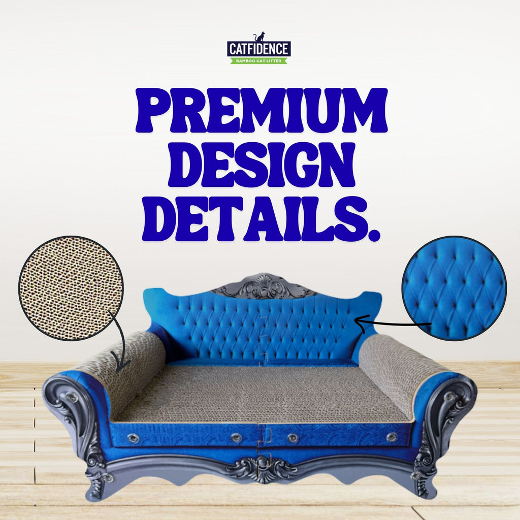 Catfidence Cardboard Cat Scratcher Sofa