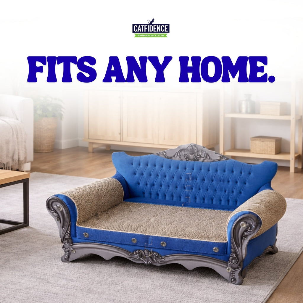 Catfidence Cardboard Cat Scratcher Sofa
