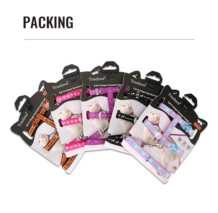 TrueLove Cat Harness & Leash Set