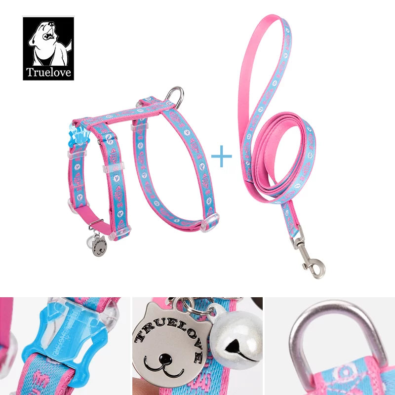 TrueLove Cat Harness & Leash Set