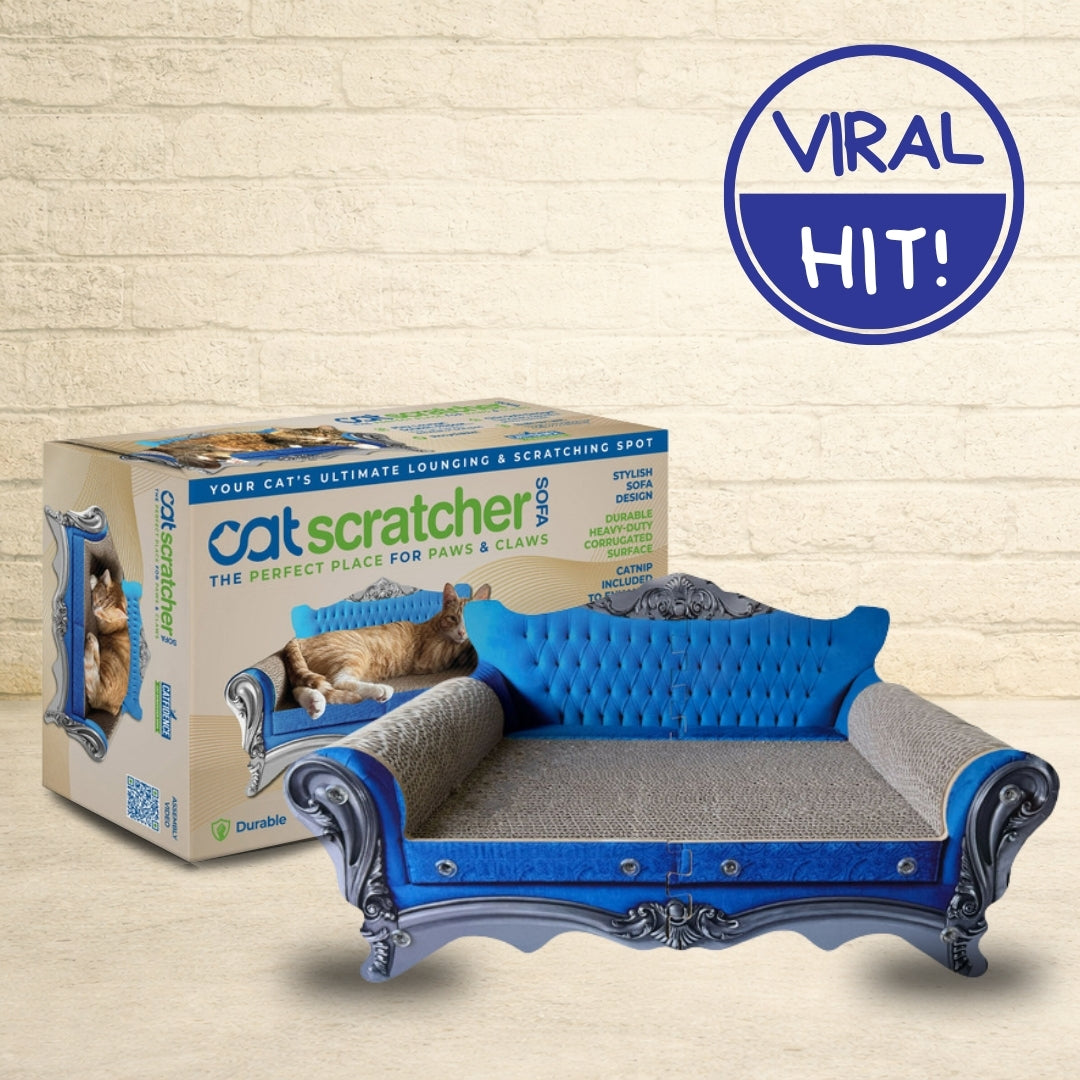 Catfidence Cardboard Cat Scratcher Sofa