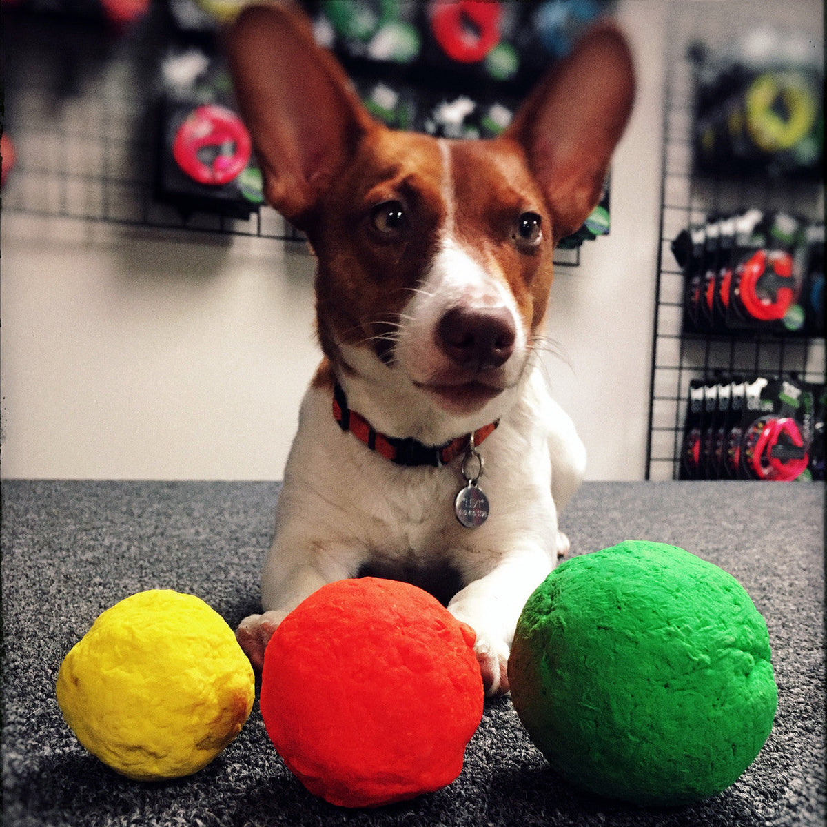 WUNDERball Natural Rubber Fetch Ball