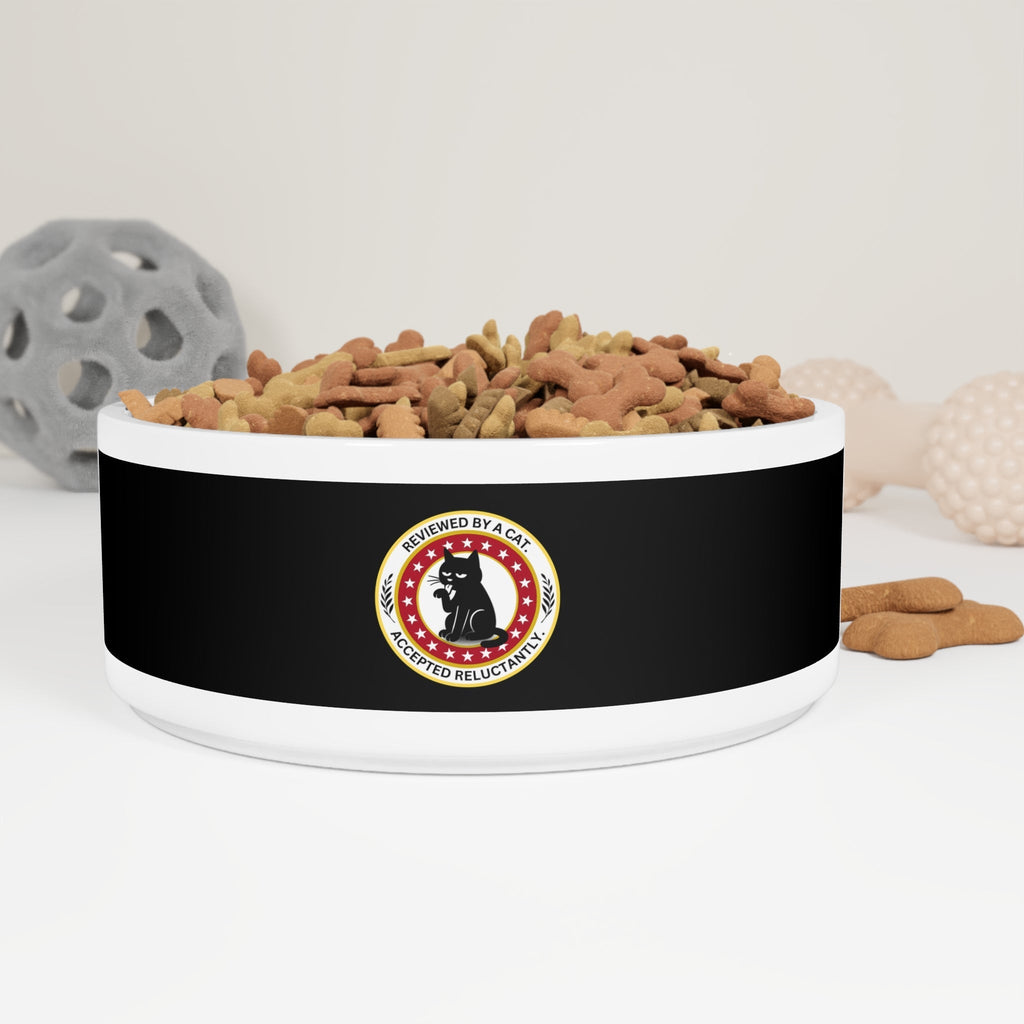 "Cat Accepted" Ceramic Pet Bowl