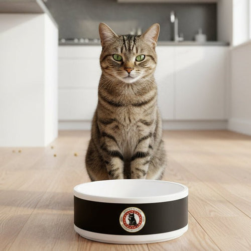 "Cat Accepted" Ceramic Pet Bowl