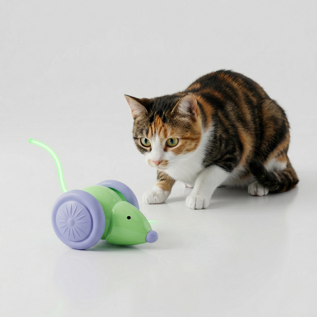 Midfox LED Tail Interactive Mouse Cat Toy