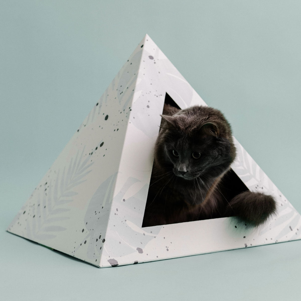 KittyKardboard 'Oasis' Cat Pyramid House