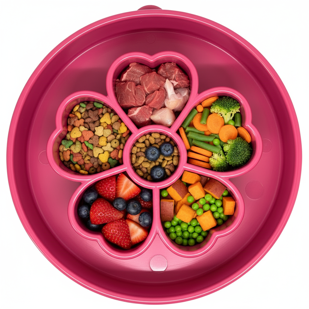 SodaPup Flower Slow Feeder Dog Bowl