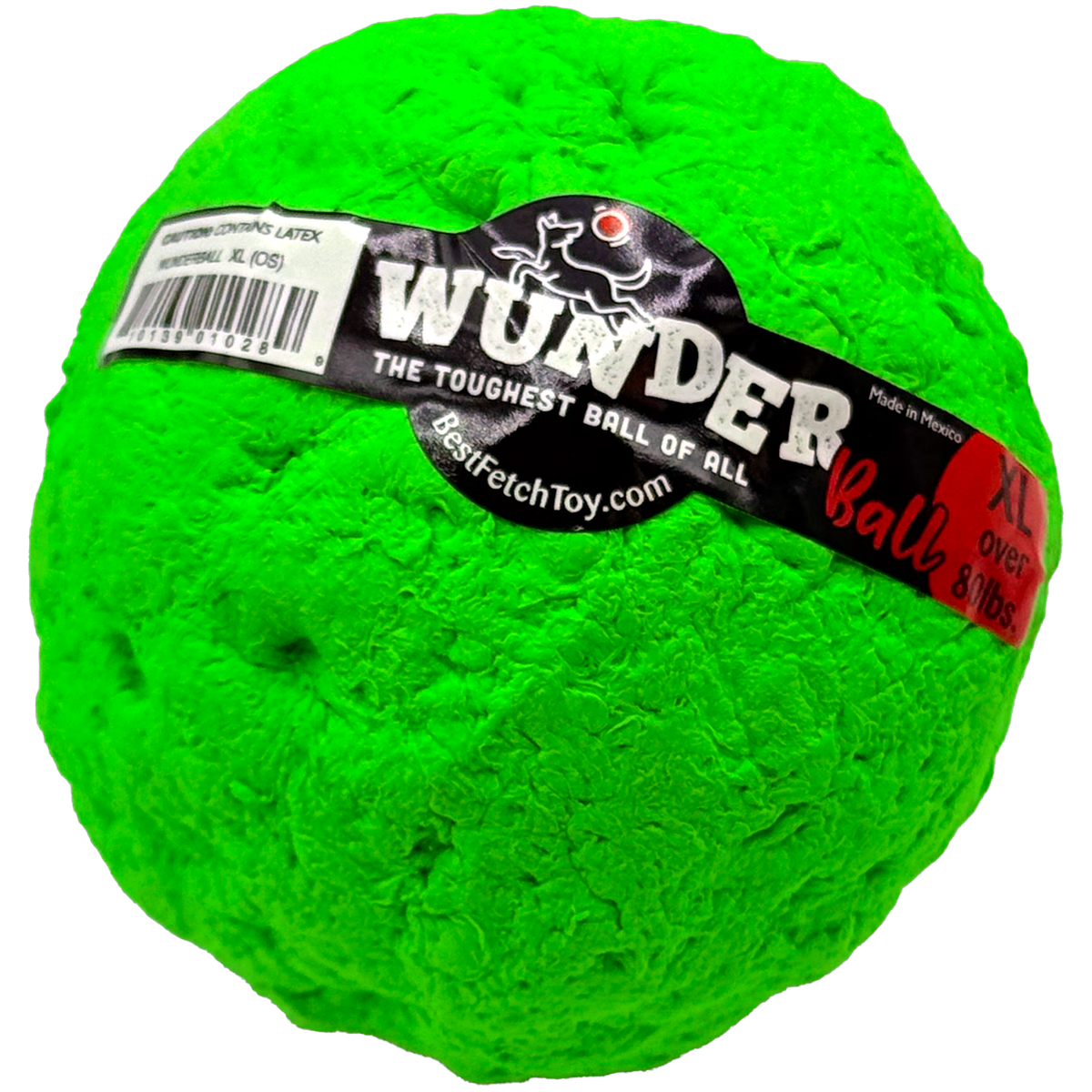 WUNDERball Natural Rubber Fetch Ball