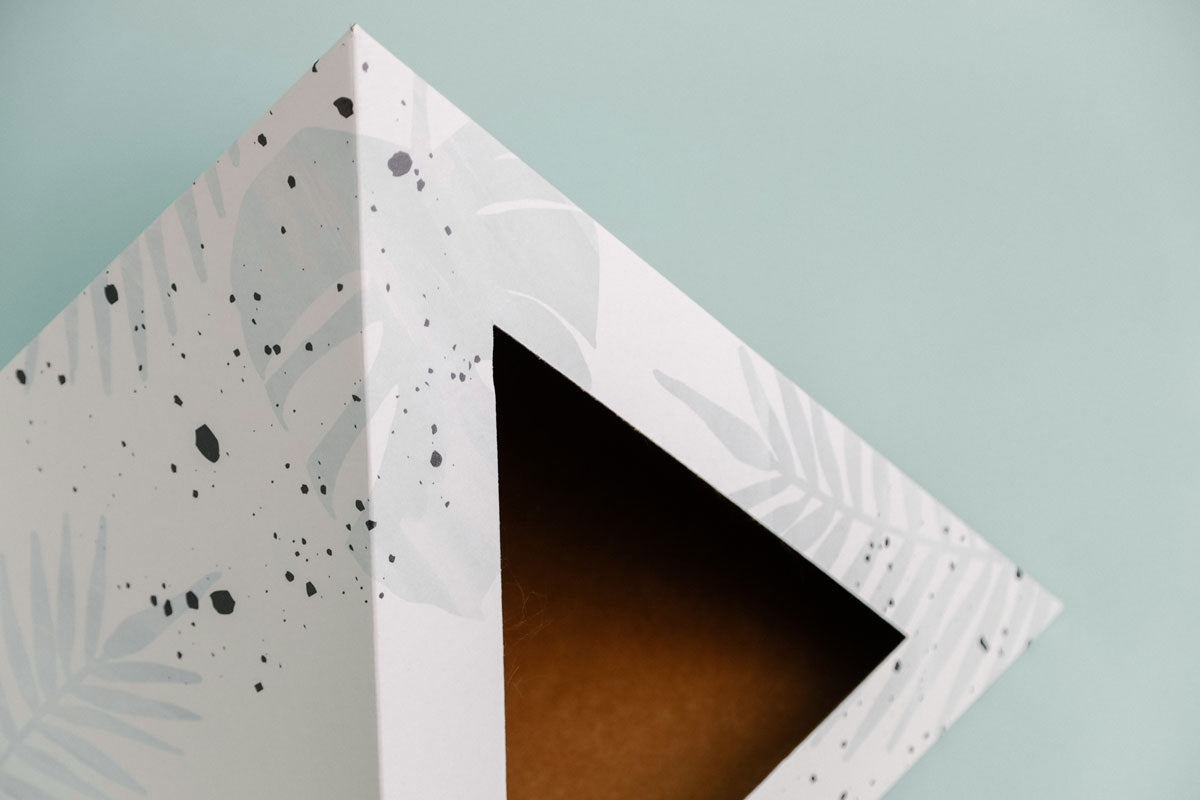 KittyKardboard 'Oasis' Cat Pyramid House
