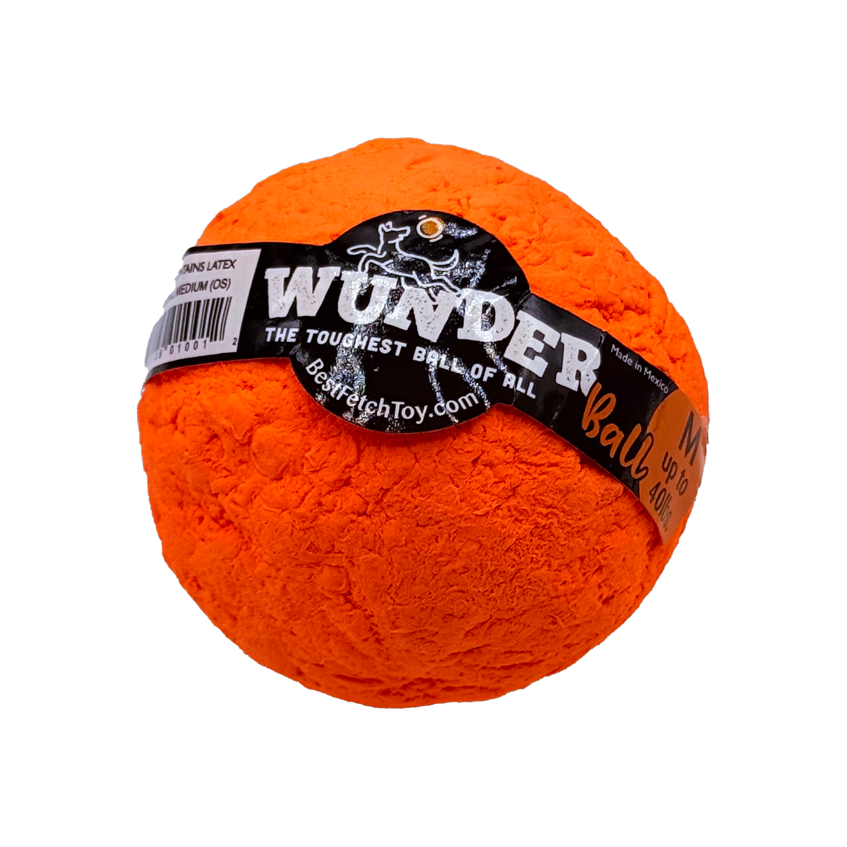 WUNDERball Natural Rubber Fetch Ball