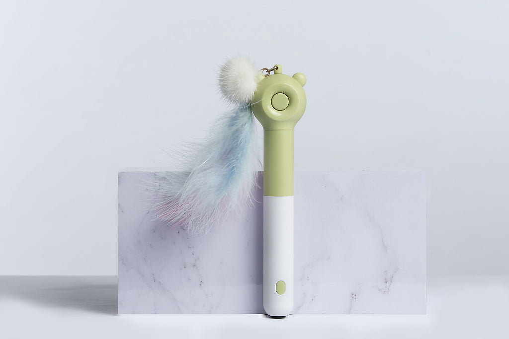Pet Life KITIQUE 3-in-1 Feather & Laser Cat Wand