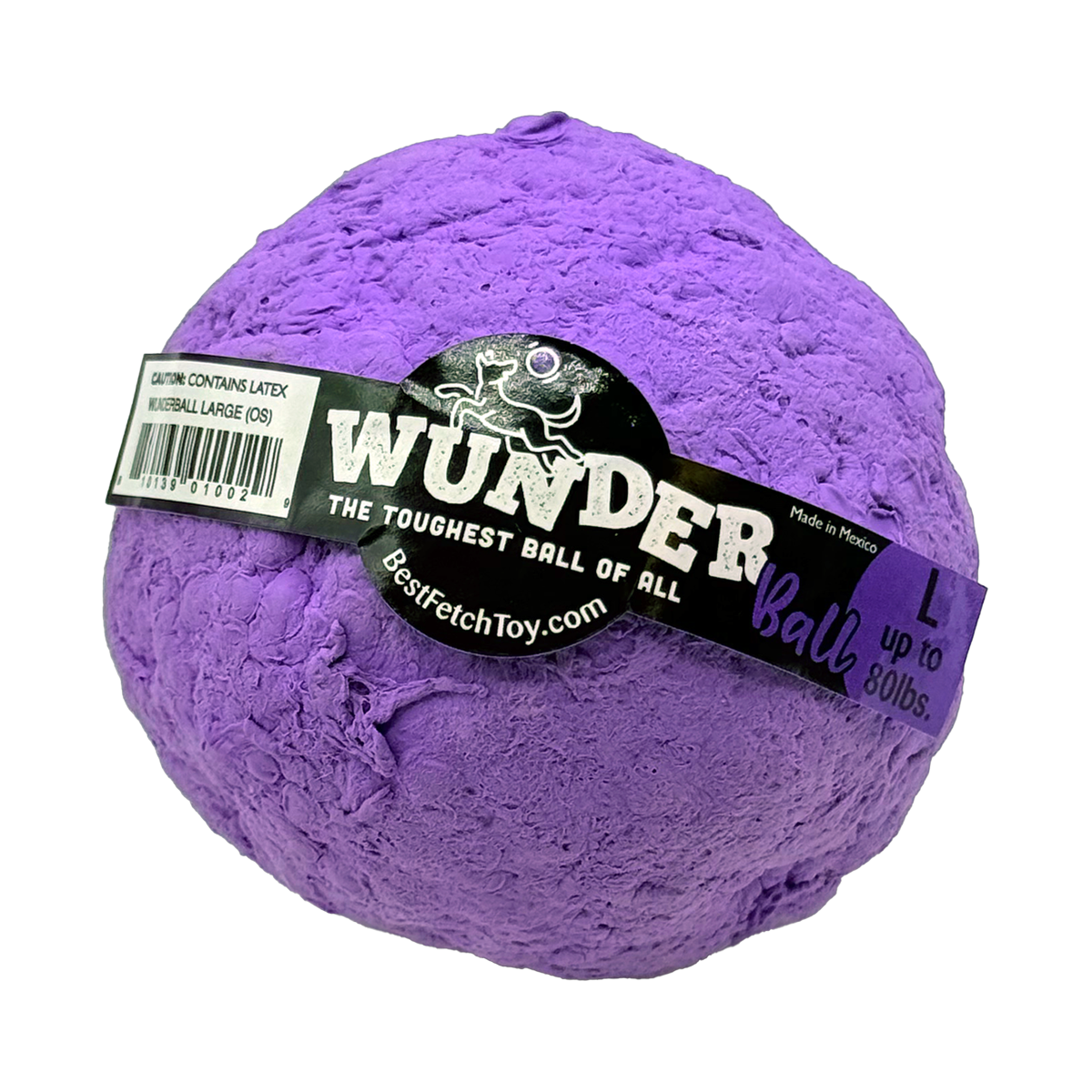 WUNDERball Natural Rubber Fetch Ball