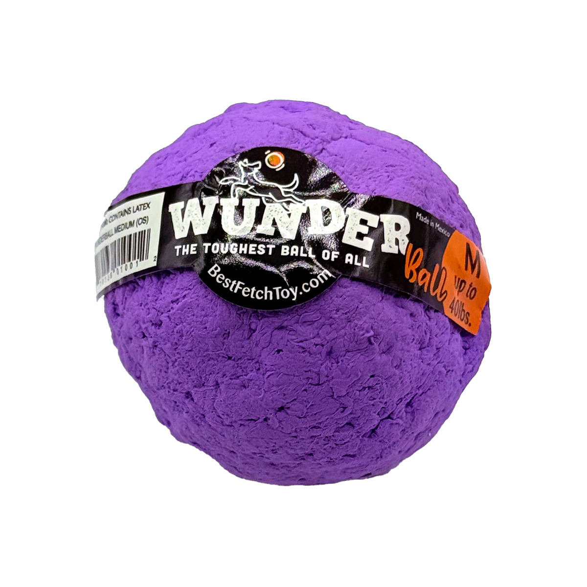 WUNDERball Natural Rubber Fetch Ball