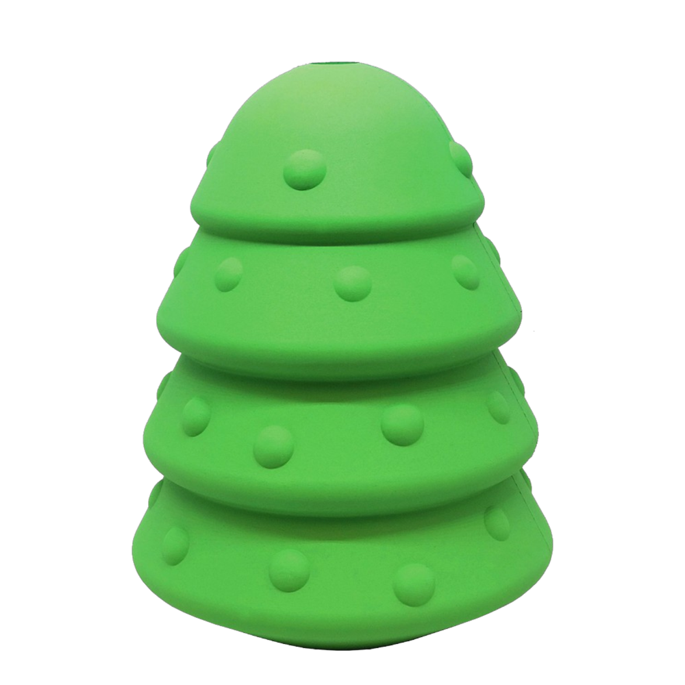 SodaPup Christmas Tree Treat-Dispensing Chew Toy