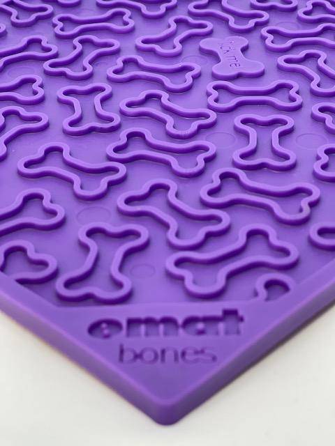 SodaPup Bones eMat Lick Mat for Dogs & Cats