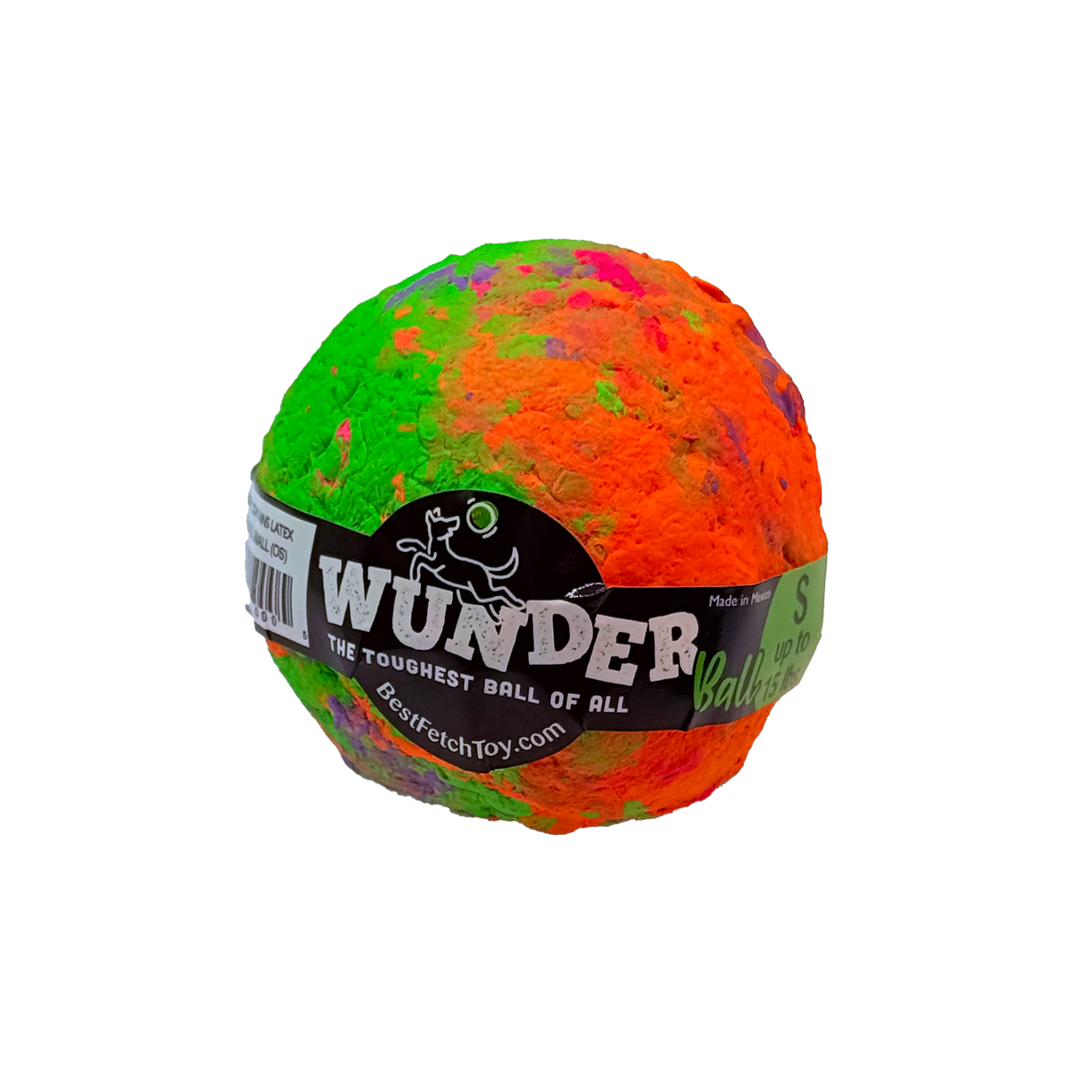WUNDERball Natural Rubber Fetch Ball
